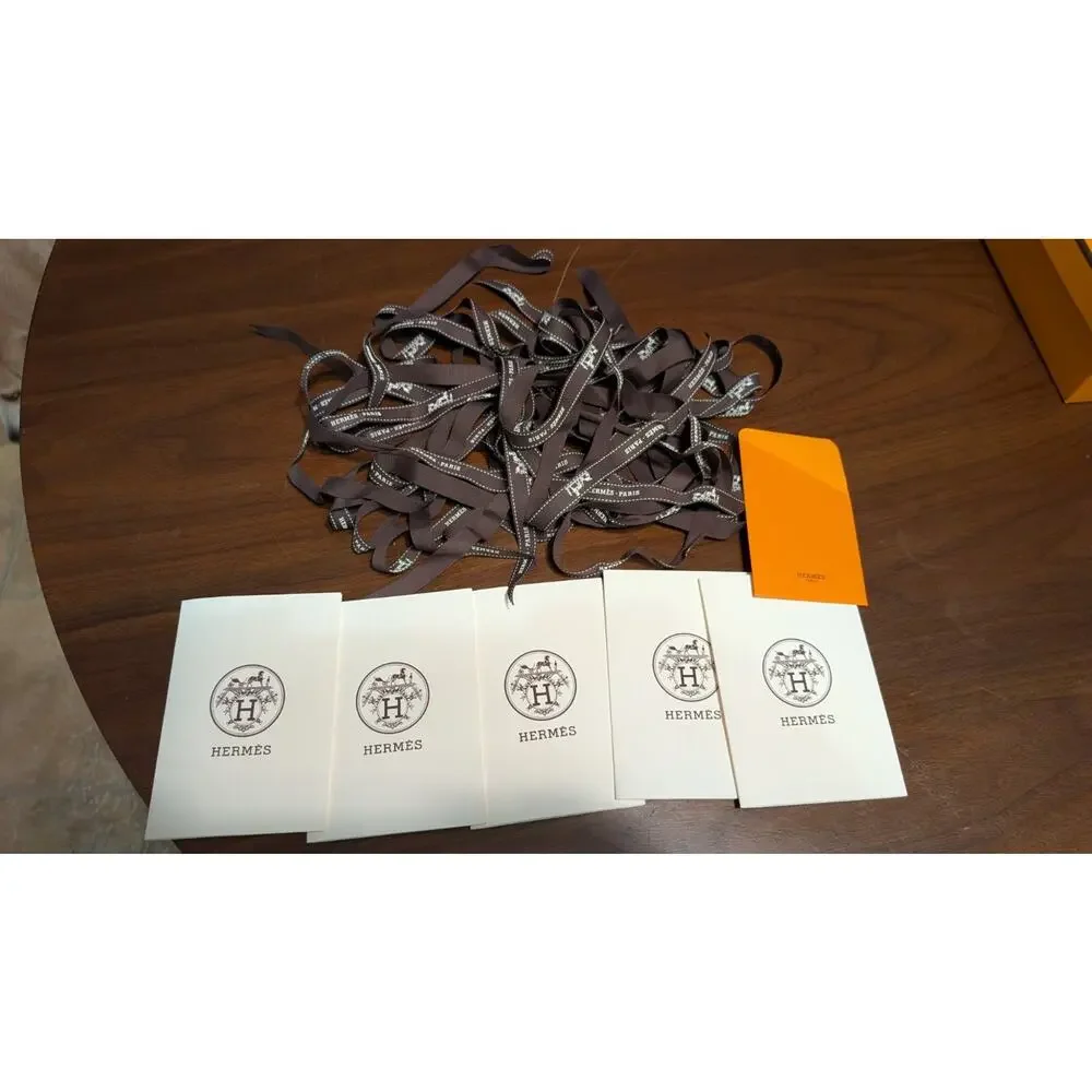 Hermes Ribbon with Receipt Holders - varying lengths